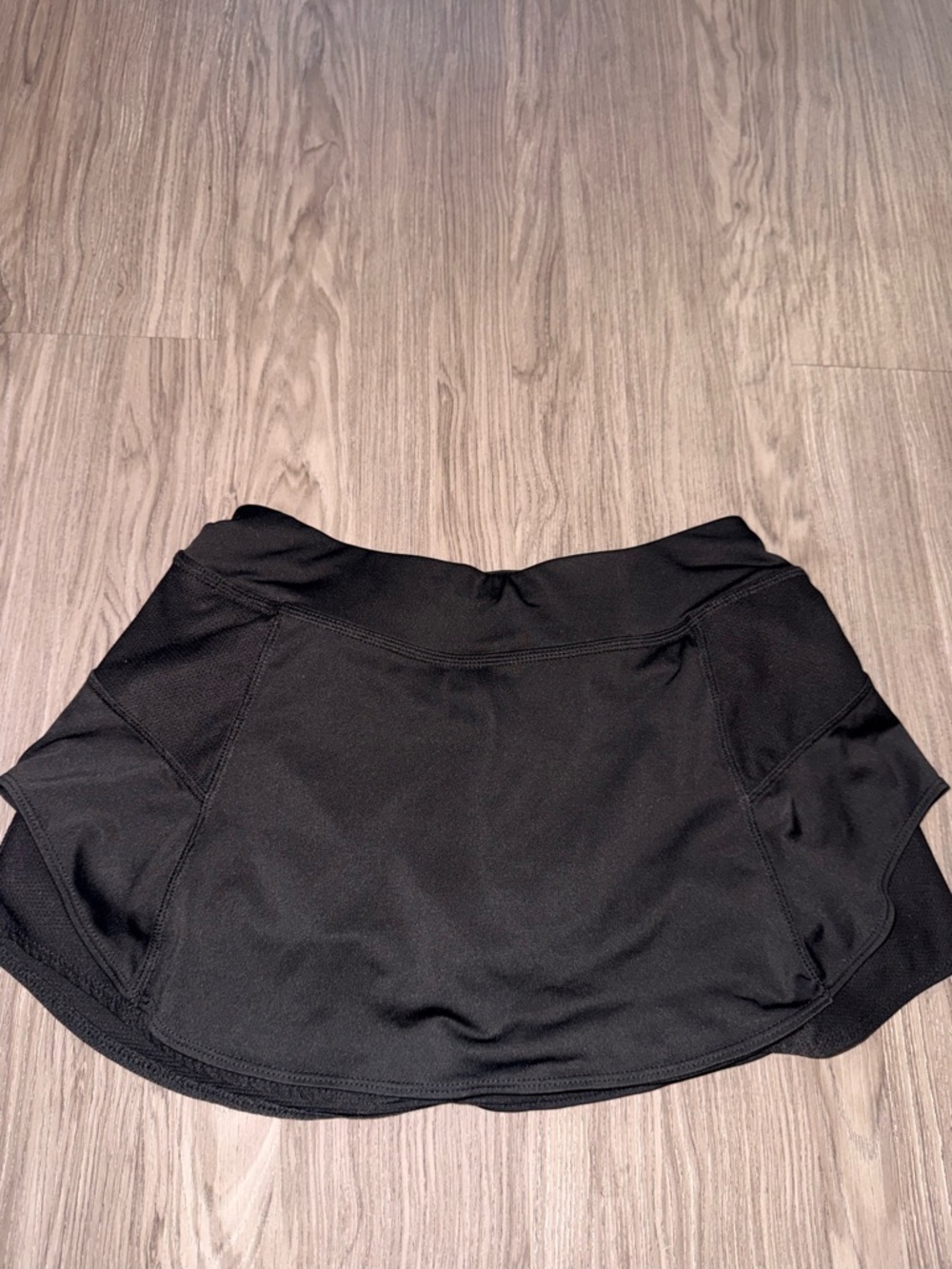 Athleta Black Circle Skirt with Built-In Shorts - Picture 2 of 4